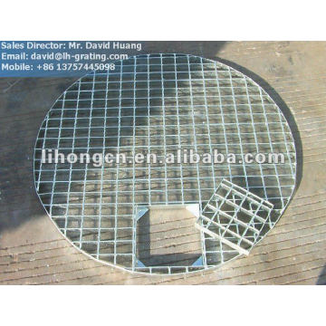 galvanized round trench grating